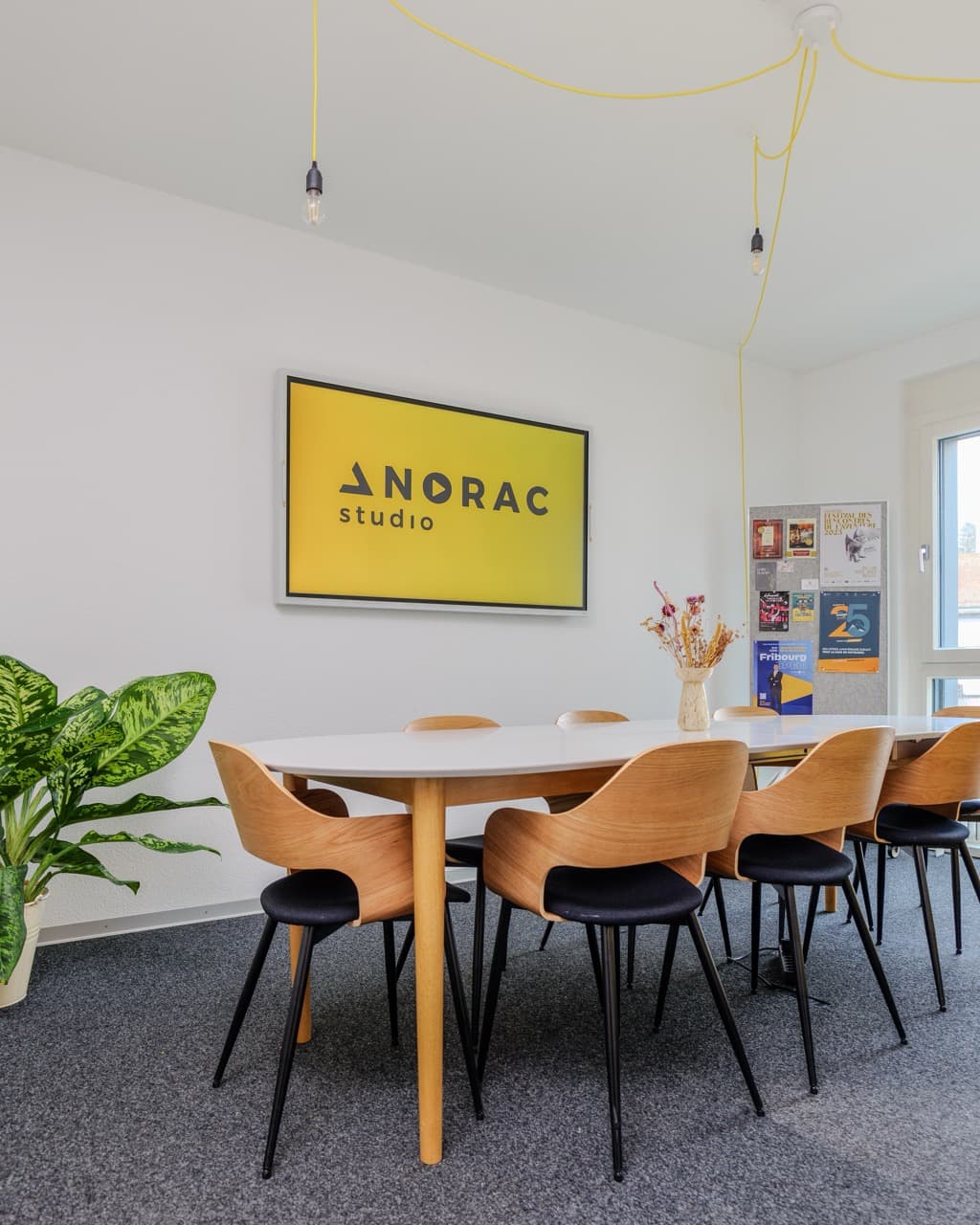 Salle de conférence Anorac Studio, agence de communication à Fribourg