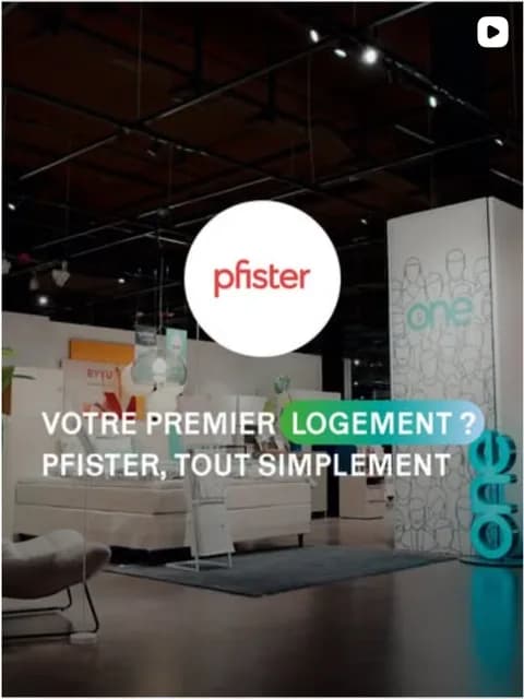 Publication : votre premier logement chez Pfister