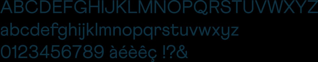 Alphabet, chiffres et accents en Athletics