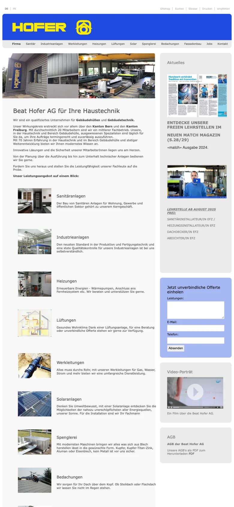 L’ancien site sur un téléphone, réduit pour tenir dans l’écran