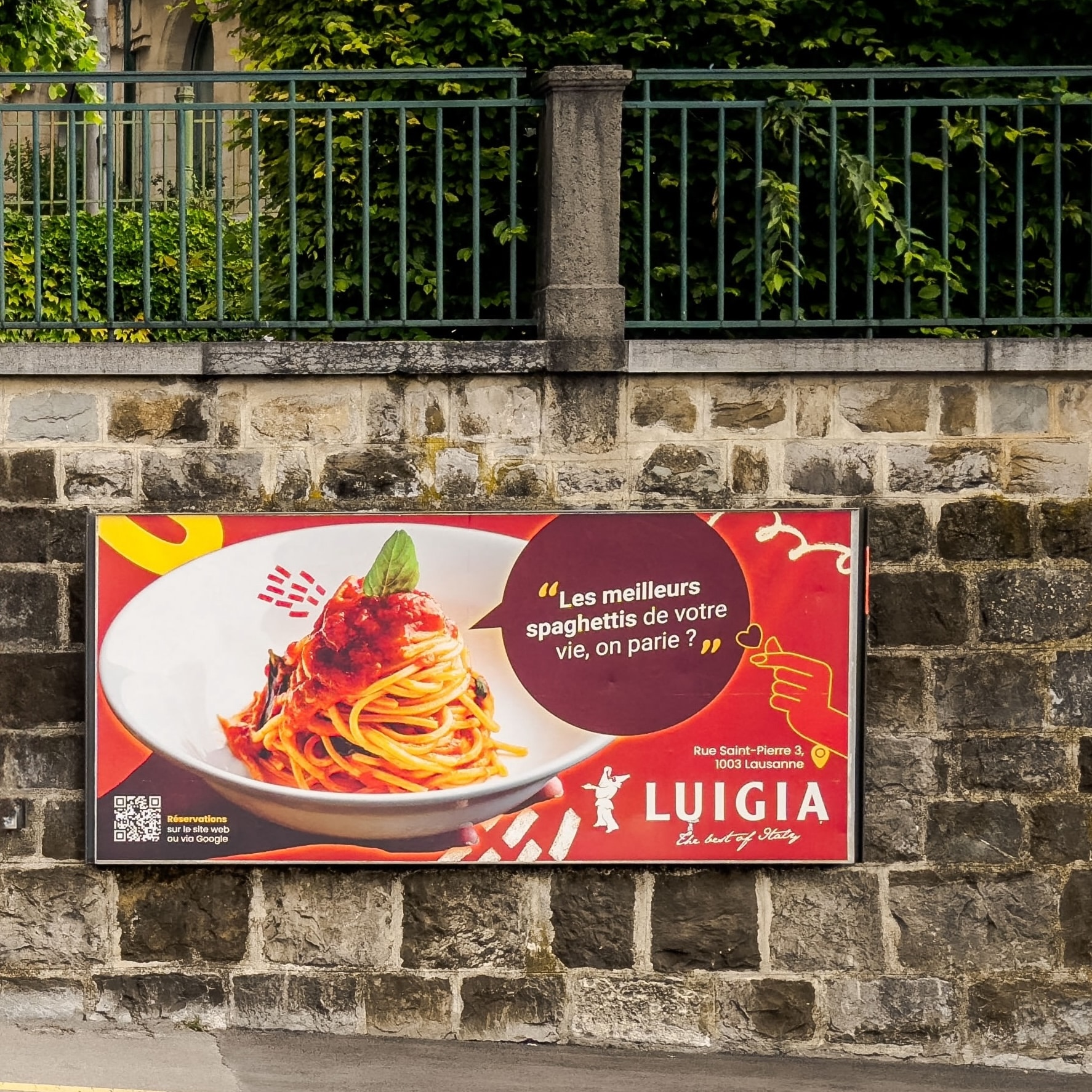 Affiche Luigia réalisée par agence de branding